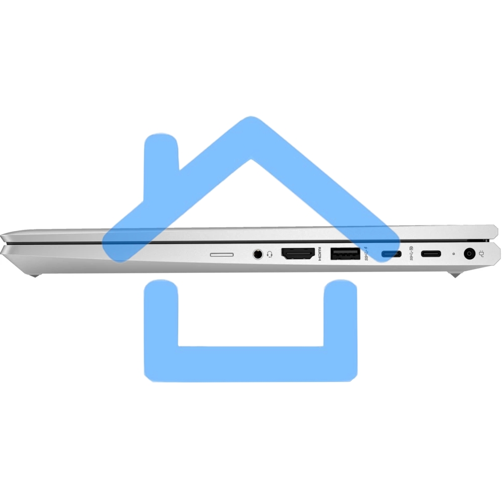 Ноутбук HP ProBook 440 G10 серебристый 14 FHD IPS 250 nits / i7-1355U / 8Gb (1x8Gb) / SSD 512G / Pike Silver Aluminum /F