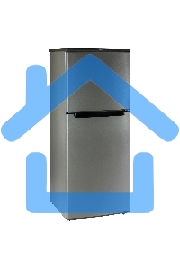 Холодильник Бирюса W553 графит двухкамерный 160/70л морозилка сверху автоматическое оттаивание