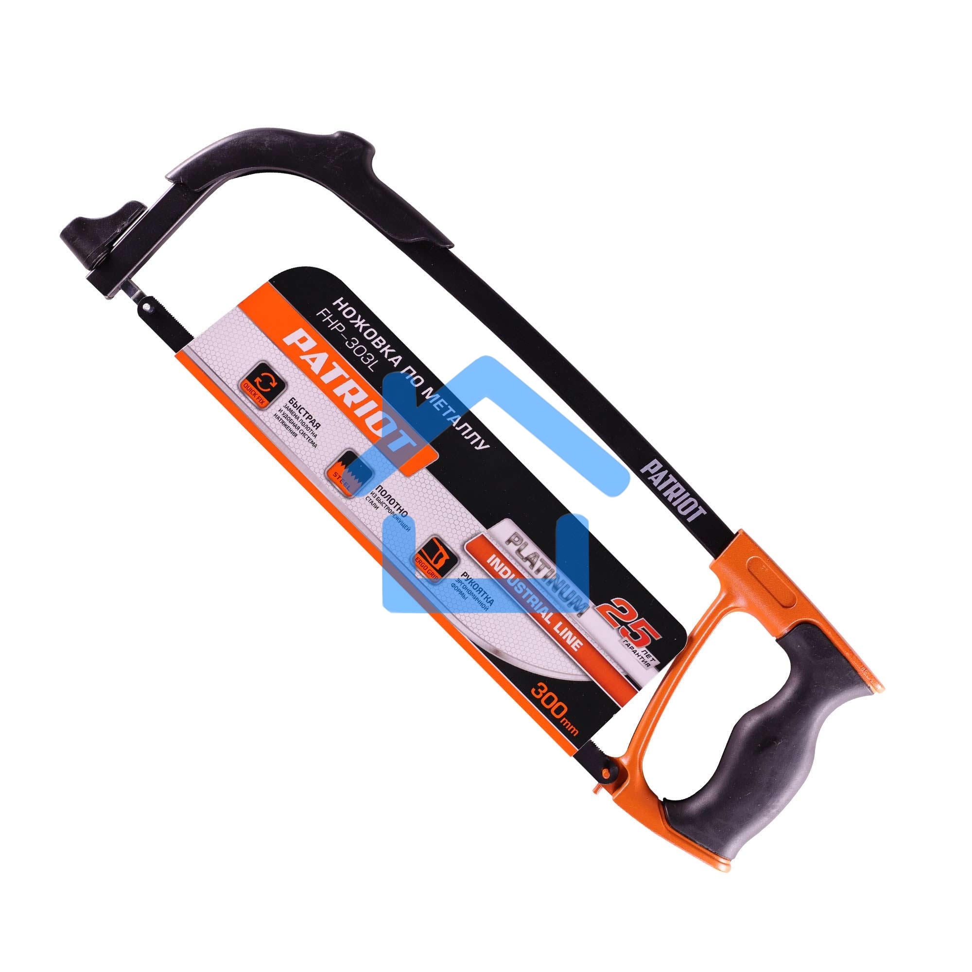 Ножовка PATRIOT Platinum FHP-303L, по металлу,сверхпрочная конструкция, 300мм