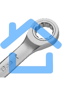 Набор ключей комбинированных трещоточных Denzel 6-19 мм, 8 шт., CrV, матовый хром 14721