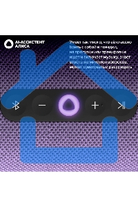 Умная портативная колонка Яндекс Станция Стрит с Алисой, модель YNDX-00030VIO (фиолетовый)