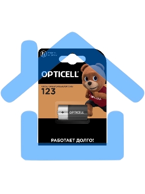 Батарея Opticell Specialty 123 (1шт) блистер