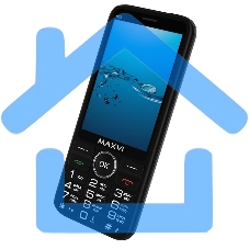 Мобильный телефон Maxvi B35 черный