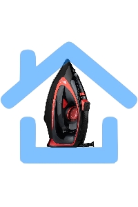 Утюг LEONORD LE-1805 красно-черный