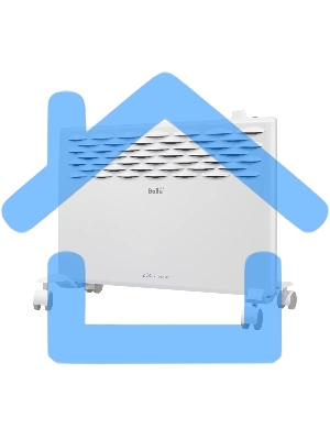 Конвектор Ballu Ettore BEC/ETMR-1500 белый, 1500 Вт, 20 м2, термостат