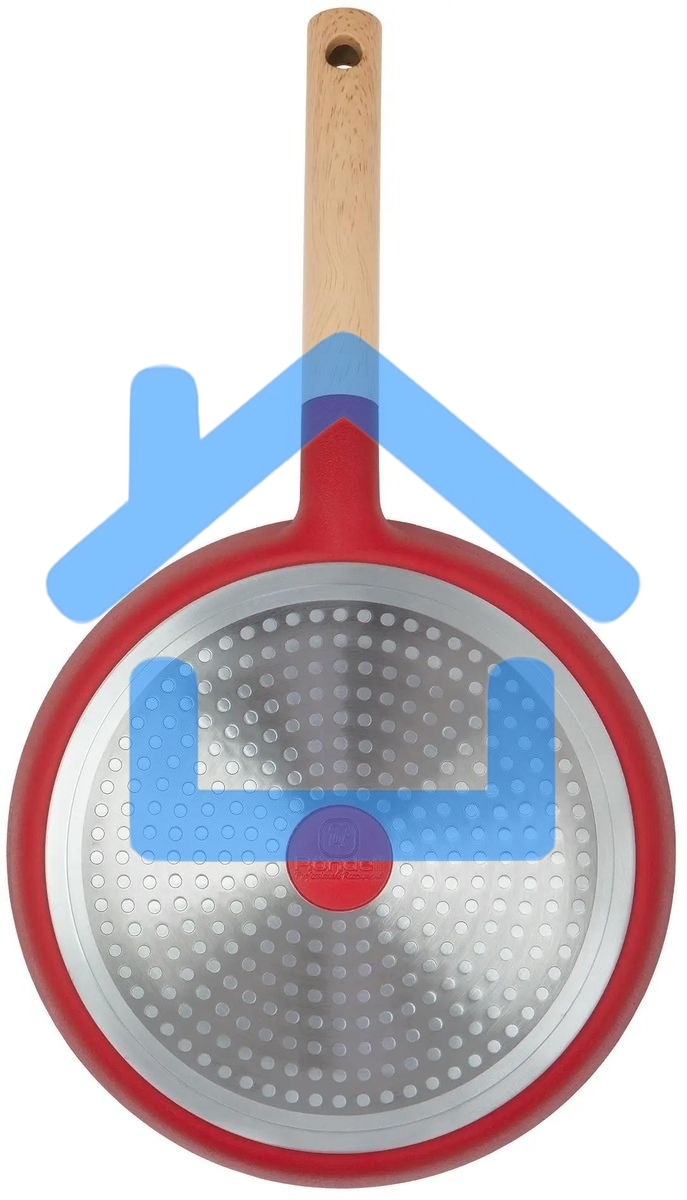 Сковорода Rondell Red Edition RDA-1004, 24см, без крышки, красный