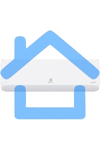 Блок внутренний сплит-системы Electrolux EACS/I-12HAL/N8/in инвертор, 12000 BTU, 30 м², 25 дБ, охлаждение, обогрев, осушение, белый