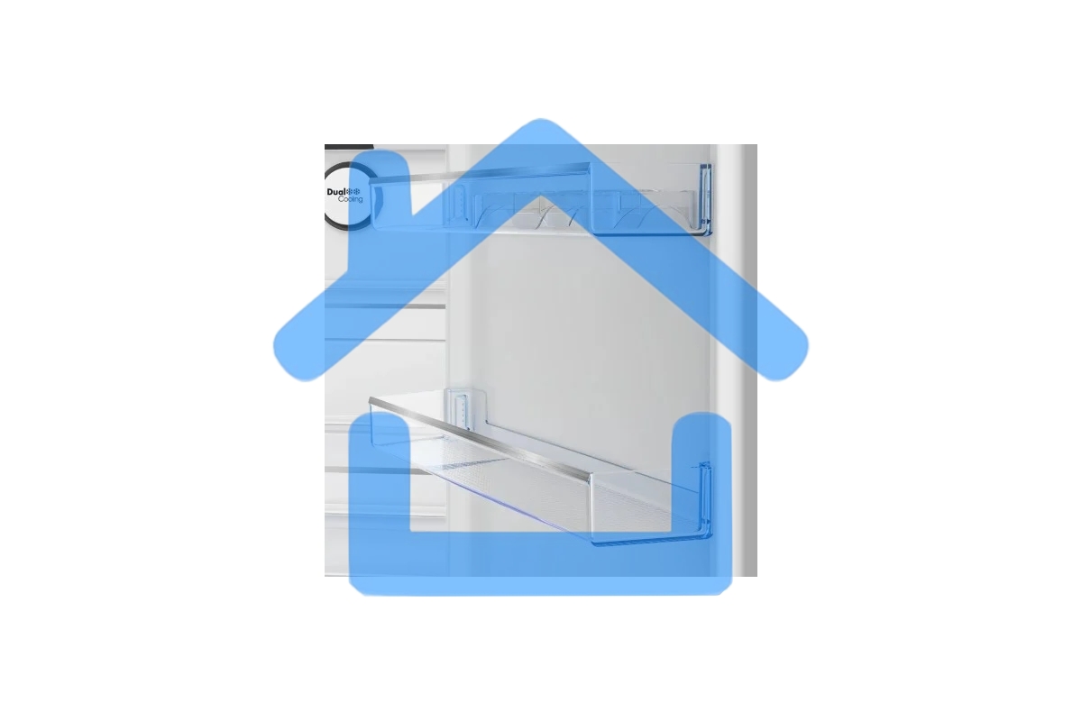 Холодильник Beko B3RCNK362HX нержавеющая сталь двухкамерный 220/100л морозилка снизу Total No Frost