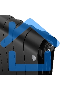 Радиатор биметаллический Royal Thermo Infinity 500 Noir Sable VR80 - 8 секц.