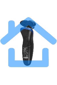 Электробритва Centek CT-2152 (сер/бел/син) 5 ВТ, 3 плав. головки, аккумулятор+работа от сети