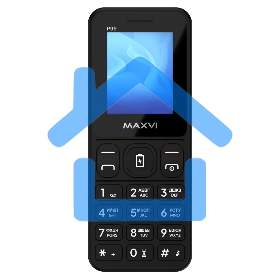 Мобильный телефон Maxvi P99 черный