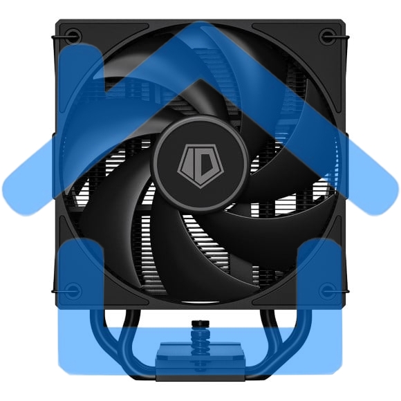 Кулер ID-Cooling FROZN A410 DK черный 120мм алюминий+медь 2000rpm 30db 4-pin 220W 152мм