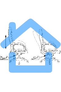 Кресло руководителя Бюрократ CH 002 Fabric 3C1 серый, крестов. пластик