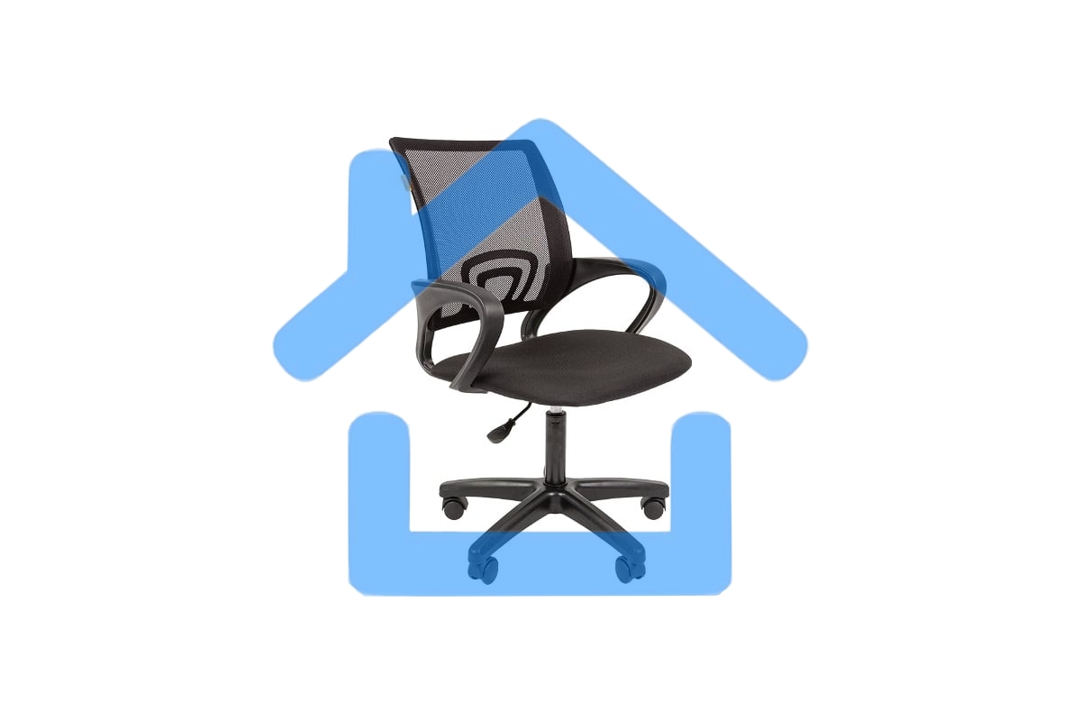 Кресло компьютерное Chairman 696 TW-01 черный (7000799) Россия