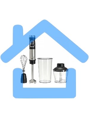 Блендер погружной DELTA LUX DE-7005B черный