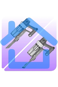 Вертикальный пылесос Kitfort КТ-5341 230Вт серый/белый