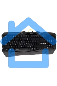 Игровой комплект Qumo Solaris, клавиатурапроводная K03, 104 клавиши, встроенная радужная подсветка, мышь проводная M10, оптическая, 800/1200/1600/2200 dpi, коврик