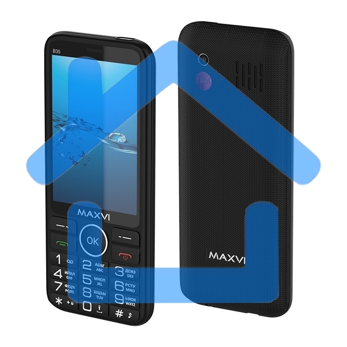 Мобильный телефон MAXVI B35 черный