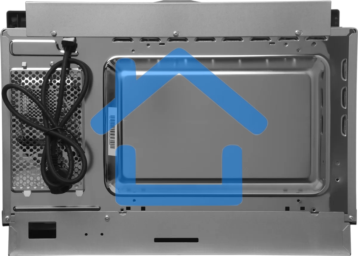 Микроволновая печь встраиваемая Domfy DM2540BW BG черный, 25 л, 900 Вт, переключатели - поворотный механизм/кнопки