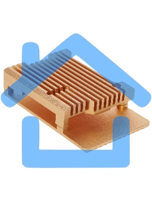 Корпус Qumo Aluminum case without fan, Raspberry Pi 3, gold(RS025)