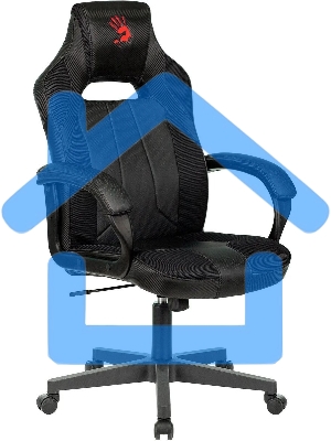 Кресло игровое A4Tech Bloody GC-200, черный, эко.кожа, крестовина пластик