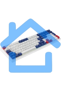 Клавиатура проводная Oklick 725G белый/красный USB Multimedia for gamer LED (2070294)