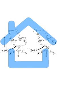 Кресло компьютерное Бюрократ CH-695N/DG/TW-11 спинка сетка серый TW-04, сиденье черный TW-11