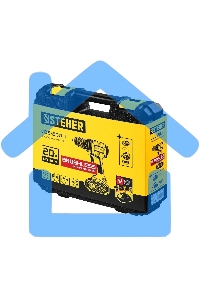 Дрель-шуруповерт STEHER CDB-200-1, Аккумуляторная, 20В, Кейс