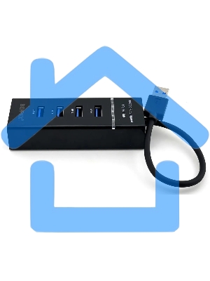 Разветвитель USB 3.0 BHP-P104 4порт. черный