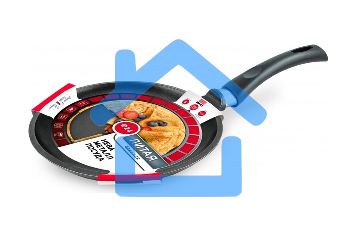 Сковорода блинная литая НЕВА-МЕТАЛЛ NG 6224