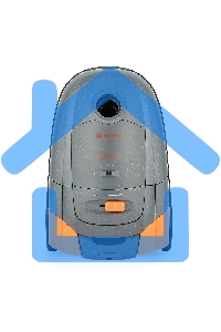 Пылесос Vitek VT-1819 серый, 400/1400Вт, уборка сухая, пылесборник мешок 3 л