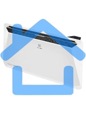 Комплект Electrolux Rapid Transformer с блоком управления ECH/R-2500 T-TUE4 белый, 2500 Вт, 30 м2, термостат, дисплей