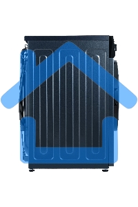 Стирально-сушильная машина Бирюса WMD-SM812/03 W перламутровый синий, загрузка фронтальная 8 кг, 1200 об/мин, класс: А+++