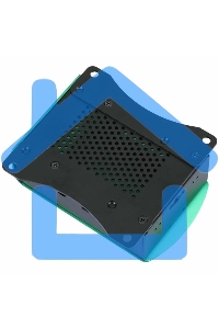 Корпус перфорированный Qumo с доп.креплением, Aluminum Case, Raspberry Pi 4B, green(RS037)