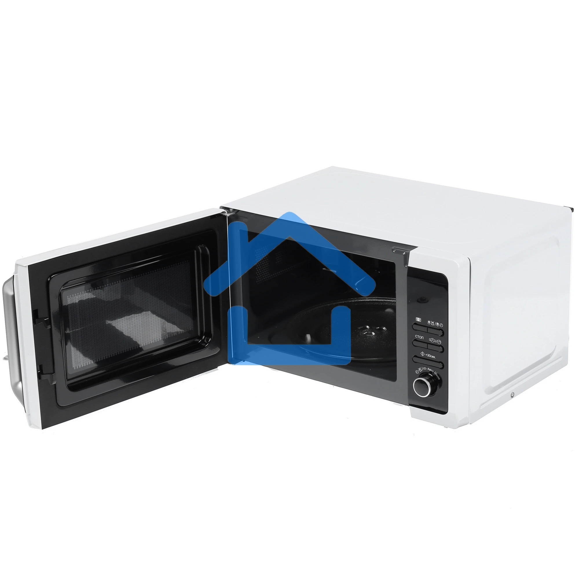 Микроволновая печь Sharp R2852RW белый, 20 л, 800 Вт, переключатели - кнопки/поворотный механизм