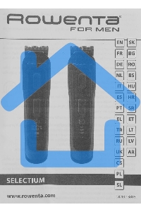 Триммер Rowenta Selectium TN9464E0 черный/хром (насадок в компл:16шт)