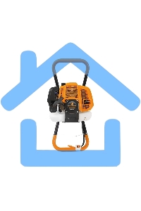 Мотобур Carver AG-43/000 бытовой 2-х такт. 1250Вт 1.7л.с. 43см3 6500об/мин (01.003.00038)