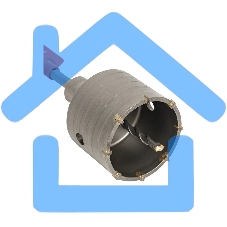 Коронка буровая по бетону с оснасткой TCT-72 М22 SDS-plus Master EKF tct-72-m22