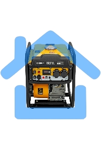 Электрогенератор бензиновый инверторный Denzel GK-2200iF, 2.2 кВт, 95 дБ, 27 кг