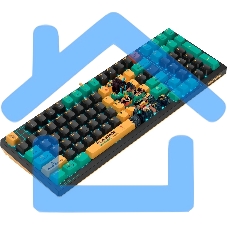 Клавиатура A4Tech Bloody AT98 Renegade проводная USB черный/зеленый