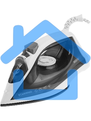Утюг Starwind SIR1819, 1800Вт, серый/белый
