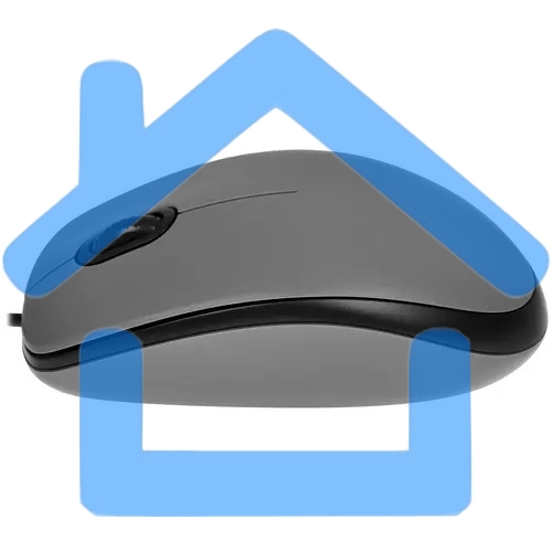 Мышь проводная Logitech M111 SILENT серый, 1000 dpi, USB, кнопки - 3