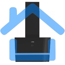 Вытяжка наклонная Elikor Rise BK 50 черный, 50 см, 750 куб. м/ч, 56 дБ