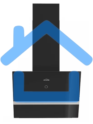 Вытяжка наклонная Elikor Rise BK 50 черный, 50 см, 750 куб. м/ч, 56 дБ