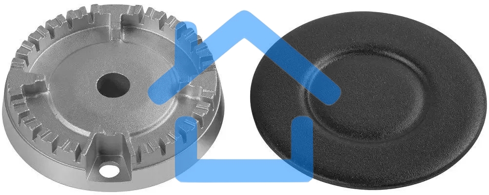 Газовая варочная панель HOMSair HGG641EWH независимая, белый