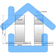 Вытяжка каминная Elikor Вента 90П-650-К3Д топленое молоко, 90 см, 650 куб. м/ч, 60 дБ
