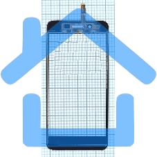 Сенсорное стекло (тачскрин) для Vivo Y53 (Y53i), белое