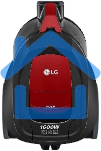 Пылесос LG VC5316NNTR черный/красный, 330/1600 Вт, уборка сухая, пылесборник контейнер 1.3 л