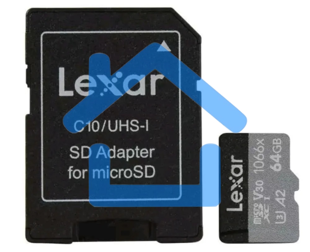 Карта LEXAR Professional 1066x 64Gb microSDHC/microSDXC UHS-I Card SILVER Series with adapter