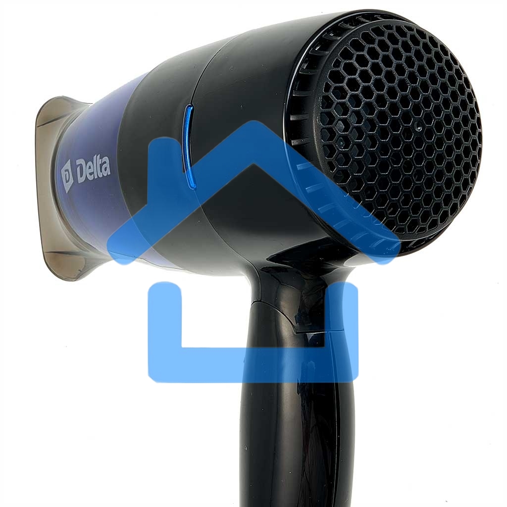 Фен DELTA DL-0907 черный с синим